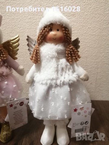 Декорация.Коледни кукли ангелчета., снимка 3 - Кукли - 42964351