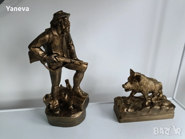 Хемингуей на лов, авторска дърворезба. , снимка 13 - Статуетки - 52673493