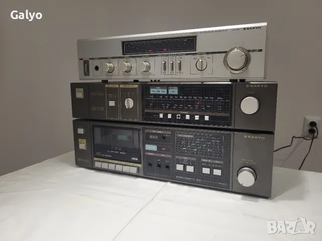 Sanyo JA200, JT230L, RD220 усилвател, тунер, касетен дек