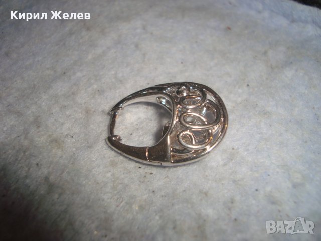 ПРЕКРАСНА АЖУРНА АРТ СРЕБЪРНА ОБЕЦА РОДИРАНО СРЕБРО 925 МНОГО КРАСИВА БУТИКОВА 27322, снимка 7 - Обеци - 36795458