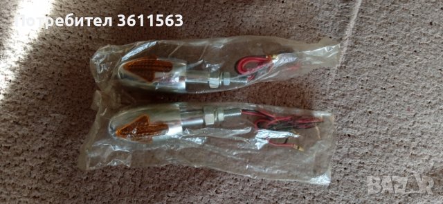 Мигачи за мотор хром метални , снимка 2 - Аксесоари и консумативи - 40000561