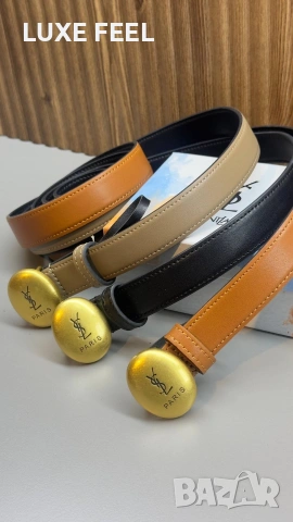 YVES SAINT LAURENT ⚜️ Естествена Кожа , снимка 2 - Колани - 53200932