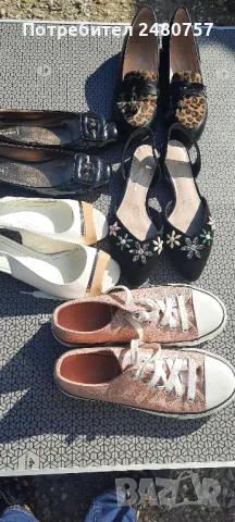 Лот от 6 бр. дамски обувки номер 37, снимка 3 - Маратонки - 47649612
