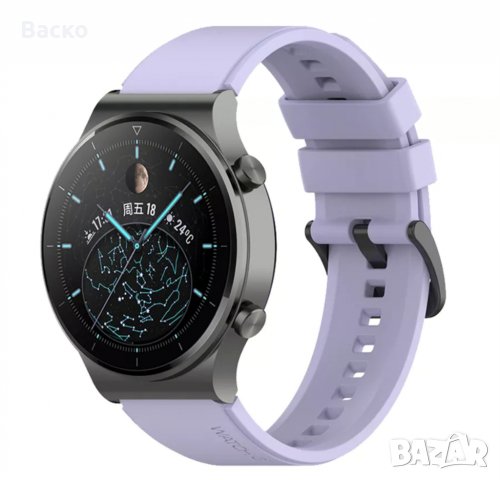 22мм силиконови каишки за Huawei Watch GT2 Pro/ Huawei Watch GT3 46mm, снимка 5 - Каишки за часовници - 37410569