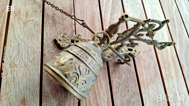 Стенна камбана, снимка 3 - Антикварни и старинни предмети - 53133075