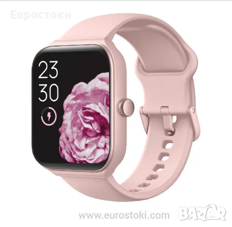 Смарт часовник TOOBUR, 1,95" дисплей, отговор/осъществяване на повиквания, Alexa