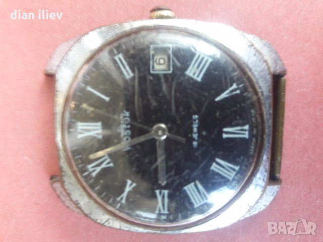 Стар механичен часовник-Восток , снимка 7 - Антикварни и старинни предмети - 28584761