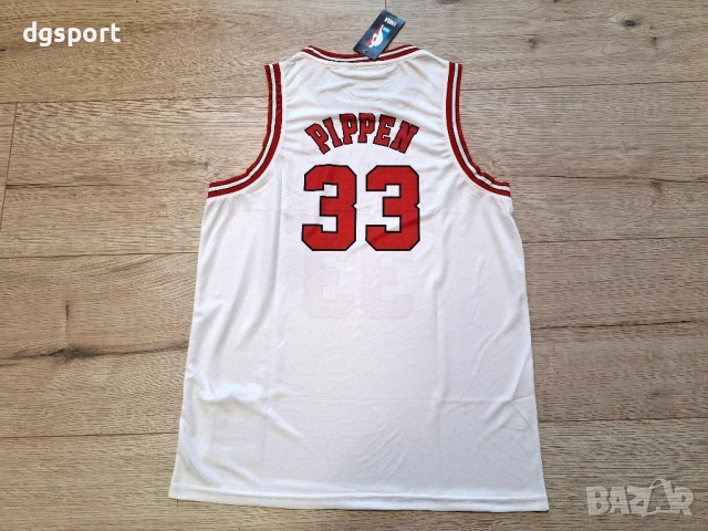 Баскетболен потник на Скоти Пипън#33#Чикаго Булс#Mitchell & Ness!!!, снимка 3 - Баскетбол - 52534171