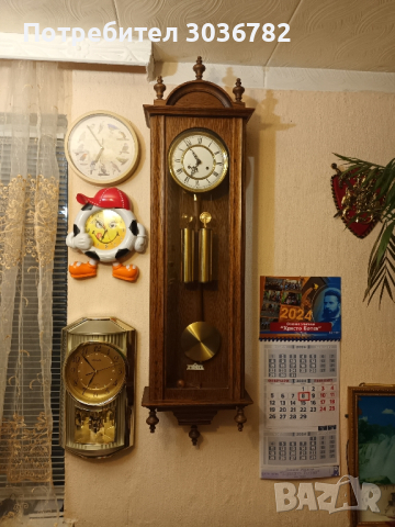 стенен часовник НЕМЕЦ ОГРОМЕН , снимка 2 - Антикварни и старинни предмети - 44858419
