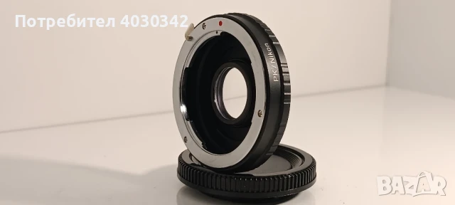 Преход за обективи на Pentax към тела на Nikon , снимка 2 - Чанти, стативи, аксесоари - 50987546