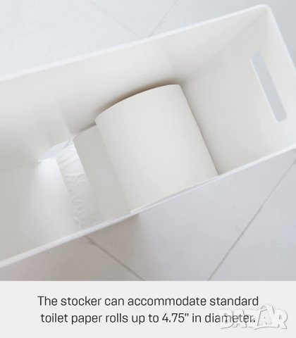Диспенсър за тоалетна хартия - YAMAZAKI 'Tower' 3455, снимка 5 - Други стоки за дома - 40223616