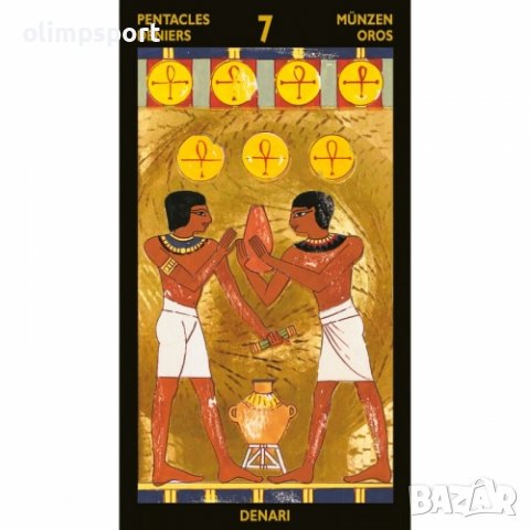 карти таро  LOSCARABEO NEFERTARI   нови , снимка 2 - Карти за игра - 39792658