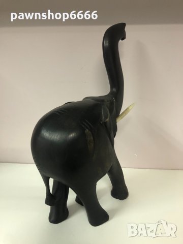 Дърворезба слонче от абаносово дърво, снимка 4 - Други ценни предмети - 35467419