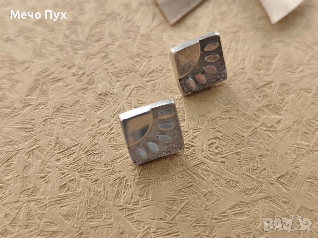 Сребърни обеци (173), снимка 4 - Обеци - 52412156