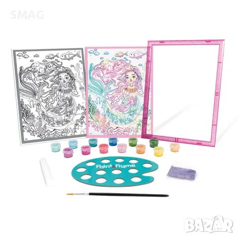 Paint & Frame Рисуване по номера Митичната русалка S_1239532, снимка 2 - Рисуване и оцветяване - 49257294