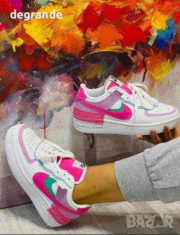 Дамски кецове Nike Air Force, снимка 3 - Кецове - 51032082