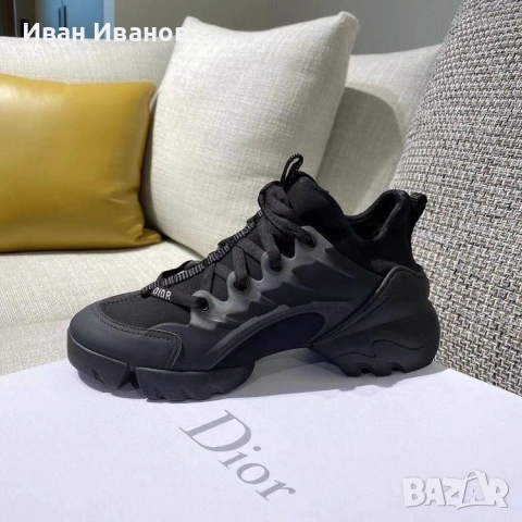 Dior D connect черни сникърси, снимка 2 - Маратонки - 53528138