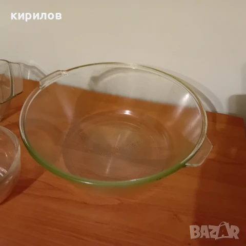 Комплект съдове от йенско стъкло, снимка 5 - Съдове за готвене - 50791593