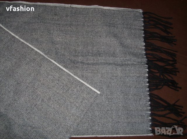 Шал в десен "Рибена кост", снимка 5 - Шалове - 35149739