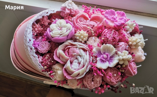 Букети , снимка 3 - Изкуствени цветя - 51838614