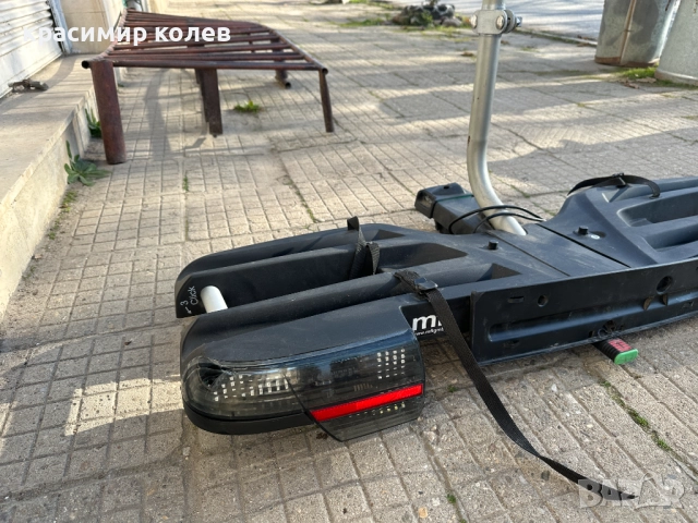 немски сгъваем багажник за теглич за два велосипеда, снимка 4 - Аксесоари за велосипеди - 52809015