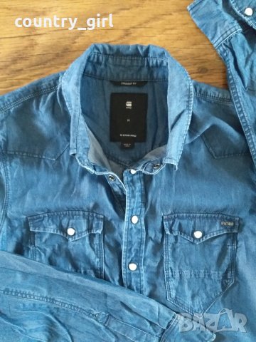 g-star tacoma straight shirt wmn - страхотна дамска риза КАТО НОВА, снимка 5 - Ризи - 28005317
