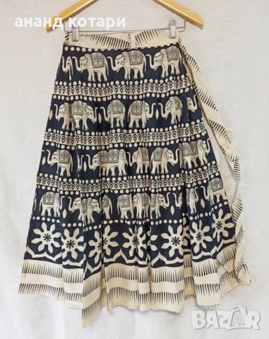 Индийска памучна пола - прегърни ме, снимка 6 - Поли - 36605313