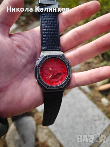 Продавам часовник Casio GA 2100 mod, снимка 2 - Мъжки - 53247697