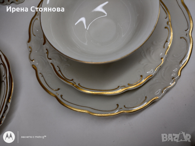 Сервиз за кафе Krister Porzellan-Manufaktur A.G. (1920 until 1952) (KPM), снимка 15 - Сервизи - 44855592