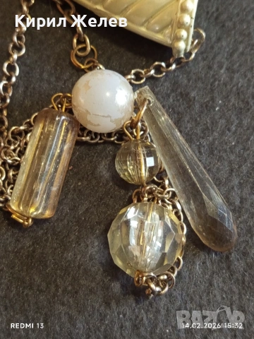 Колие БОХО ШИК винтидж стил подходящ акцент към Арт облекло 43281, снимка 3 - Колиета, медальони, синджири - 53476195