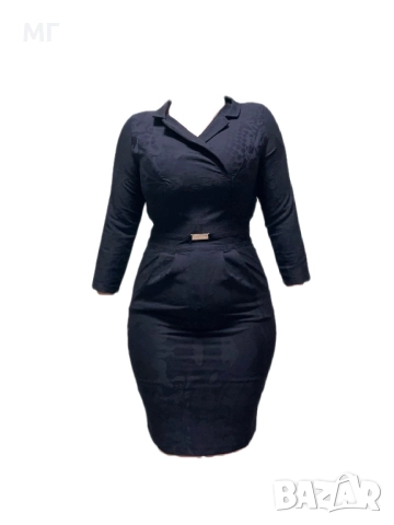 Тъмно синя елегантна рокля M р-р