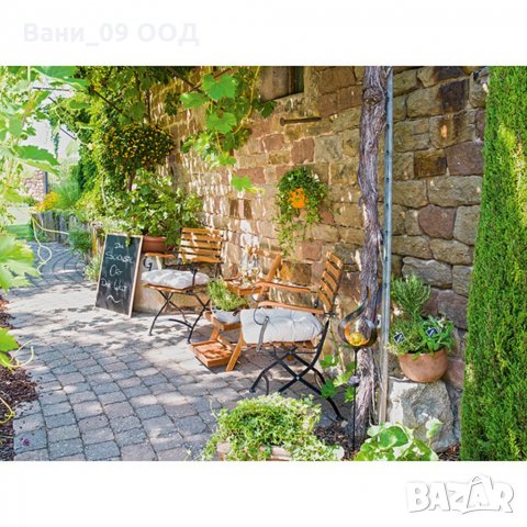 Страхотен дървен цветарник на 3 нива, снимка 3 - Градински мебели, декорация  - 33196141