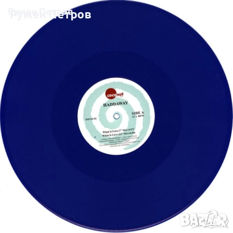 HADDAWAY - What is Love - нова плоча 12" Blue Vinyl LIMITED EDITION, снимка 2 - Грамофонни плочи - 51587844