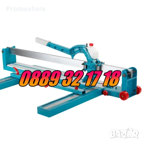 Релсова машина за рязане на плочки с лазер 1200 мм с 2 бр. ножчета