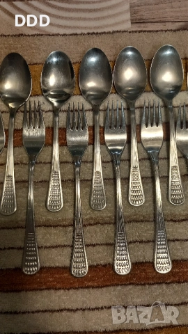 Вилици и лъжици П. Денев Перла , снимка 3 - Прибори за хранене, готвене и сервиране - 52809092