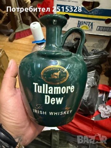 стара колекционерска порцеланова кана за уиски