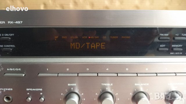 Ресивър Yamaha RX-497, снимка 11 - Ресийвъри, усилватели, смесителни пултове - 38834707