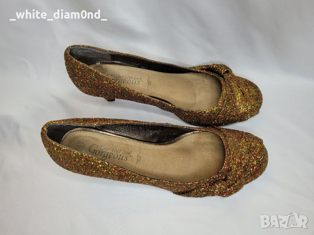 Бутикови дамски обувки номер 39 , снимка 2 - Дамски обувки на ток - 36509107