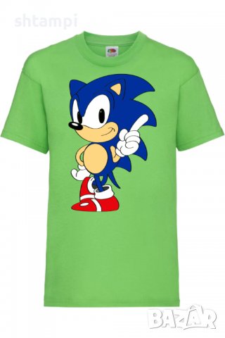 Детска тениска Sonic 006,Соник,Игра,Изненада,Подарък,Празник,Повод, снимка 2 - Детски тениски и потници - 37435244