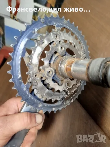 Курбел със средно движение за велосипед колело Shimano deore lx fc m 571, снимка 5 - Части за велосипеди - 49311890