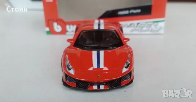 Ferrari 488 Pista, мащаб 1/43, снимка 3 - Колекции - 48270065