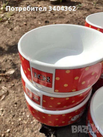 Детски български порцелан порцелан купички далматинци, снимка 2 - Антикварни и старинни предмети - 51054527