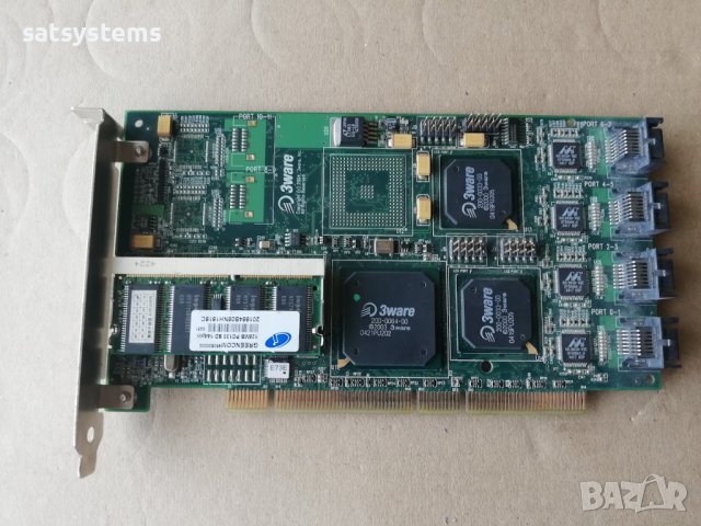 3ware Escalade 9500S 8-Port SATA II PCI-X RAID Controller Card