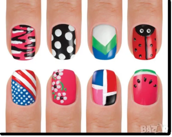 Декорация за маникюр в различни цветове - Hot Design TV275, снимка 3 - Продукти за маникюр - 48806343