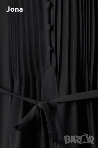 H&M елегантна черна рокля, снимка 3 - Рокли - 26674213