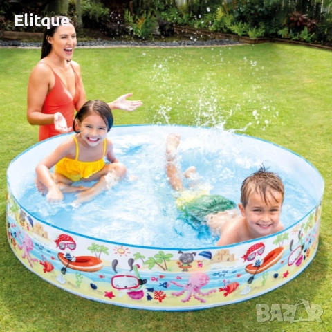 PVC Басейни I n t e x 58472NP за деца с уникални дизайни -  За летните игри и забавления!, снимка 2 - Други стоки за дома - 52888677