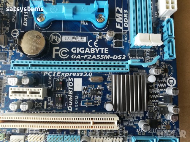 Дънна платка Gigabyte GA-F2A55M-DS2 Socket FM2, снимка 5 - Дънни платки - 36661256