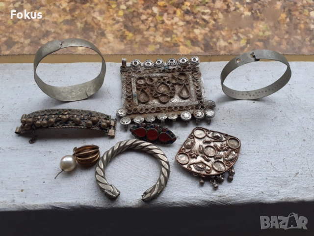 Лот части от накити, снимка 7 - Антикварни и старинни предмети - 53405978