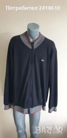 Lacoste Cotton / Wool Full Zip Cardigan Mens Size 8 - 3XL ОРИГИНАЛ! Жилетка С цял Цип!, снимка 6 - Пуловери - 48195352