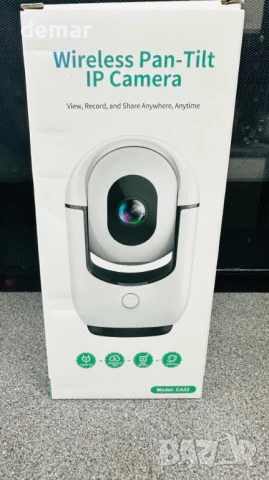 2K вътрешна охранителна камера, WiFi CCTV с нощно виждане, AI-детекция, снимка 8 - IP камери - 51219313